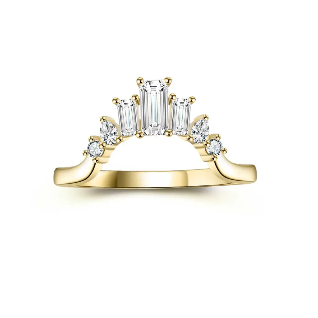 Miley's Tiara Band - Elegant Rhinestone Headband for Women & Girls - Perfect for Weddings, Parties, and Special Occasions