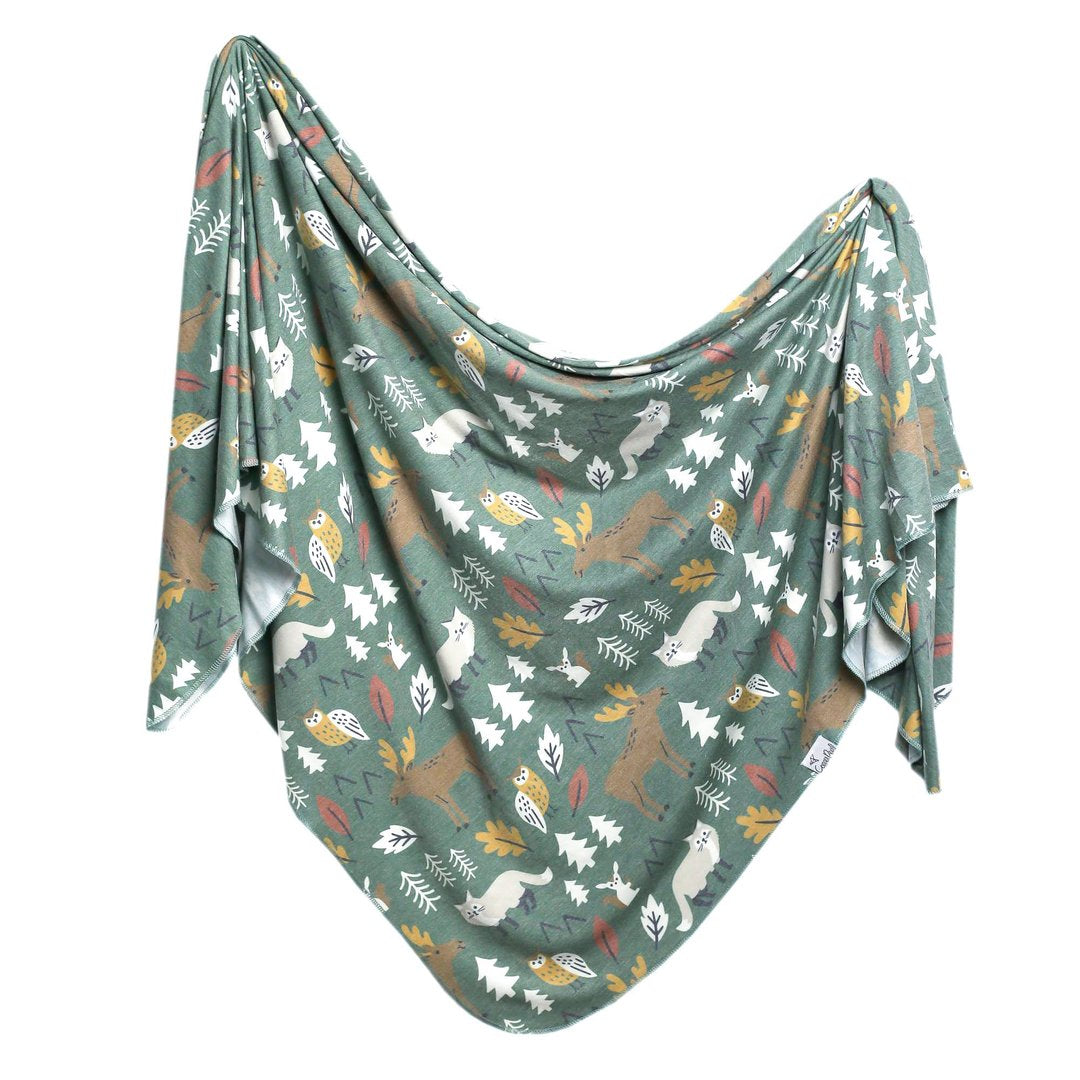Soft Organic Cotton Knit Swaddle Blanket for Babies - Cozy & Breathable Newborn Wrap for Swaddling, Sleeping & Nursing - Perfect Baby Shower Gift