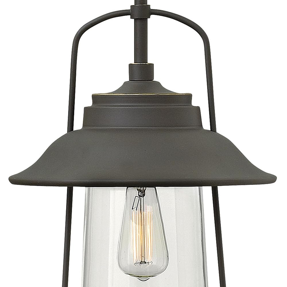 Hinkley Belden Place Collection Transitional One Light Outdoor Hanging Lantern - Oil Rubbed Bronze Finish | Perfect for Porch, Patio, Garden & Entryway Lighting