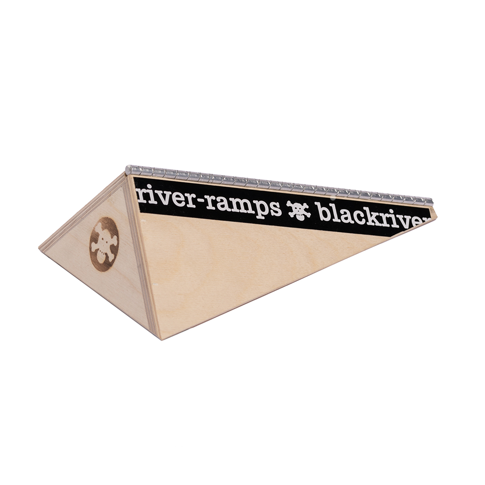 Blackriver Fingerboard Ramps - Polebank with Diamond Coping for Tech Deck & Finger Skateboarding | Perfect for Skate Park DIY & Home Practice