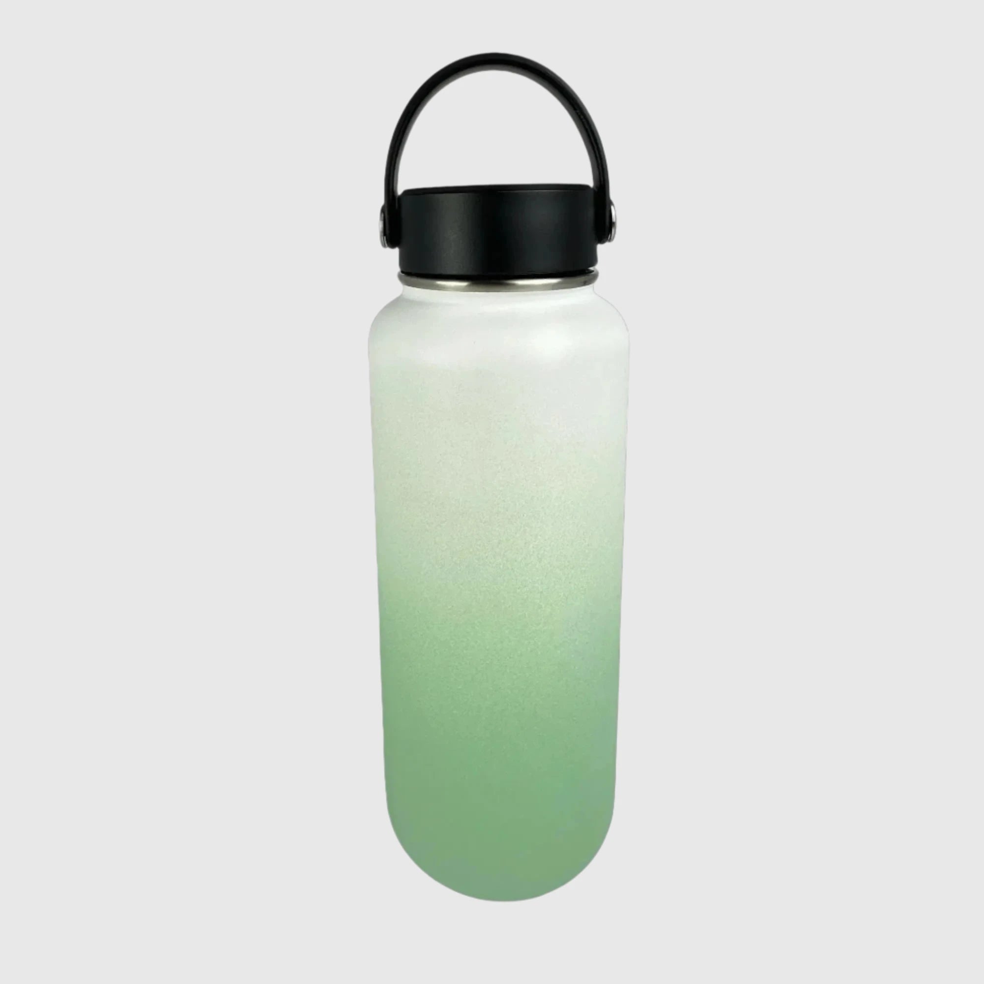 Pastel Green Insulated Stainless Steel Water Bottle 32oz (950ml) - Keeps Drinks Cold 24Hrs & Hot 12Hrs for Gym, Hiking, Office & Outdoor Activities