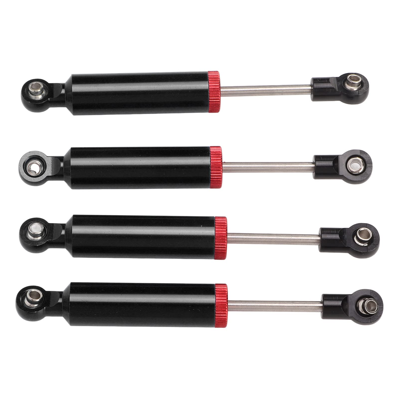 High-Performance Aluminum Alloy RC Damper Shocks for 1/10 Scale RC Crawler Cars - Universal Fit for Remote Control Vehicles (Black) - Ideal for Off-Road Racing and Rock Crawling Adventures