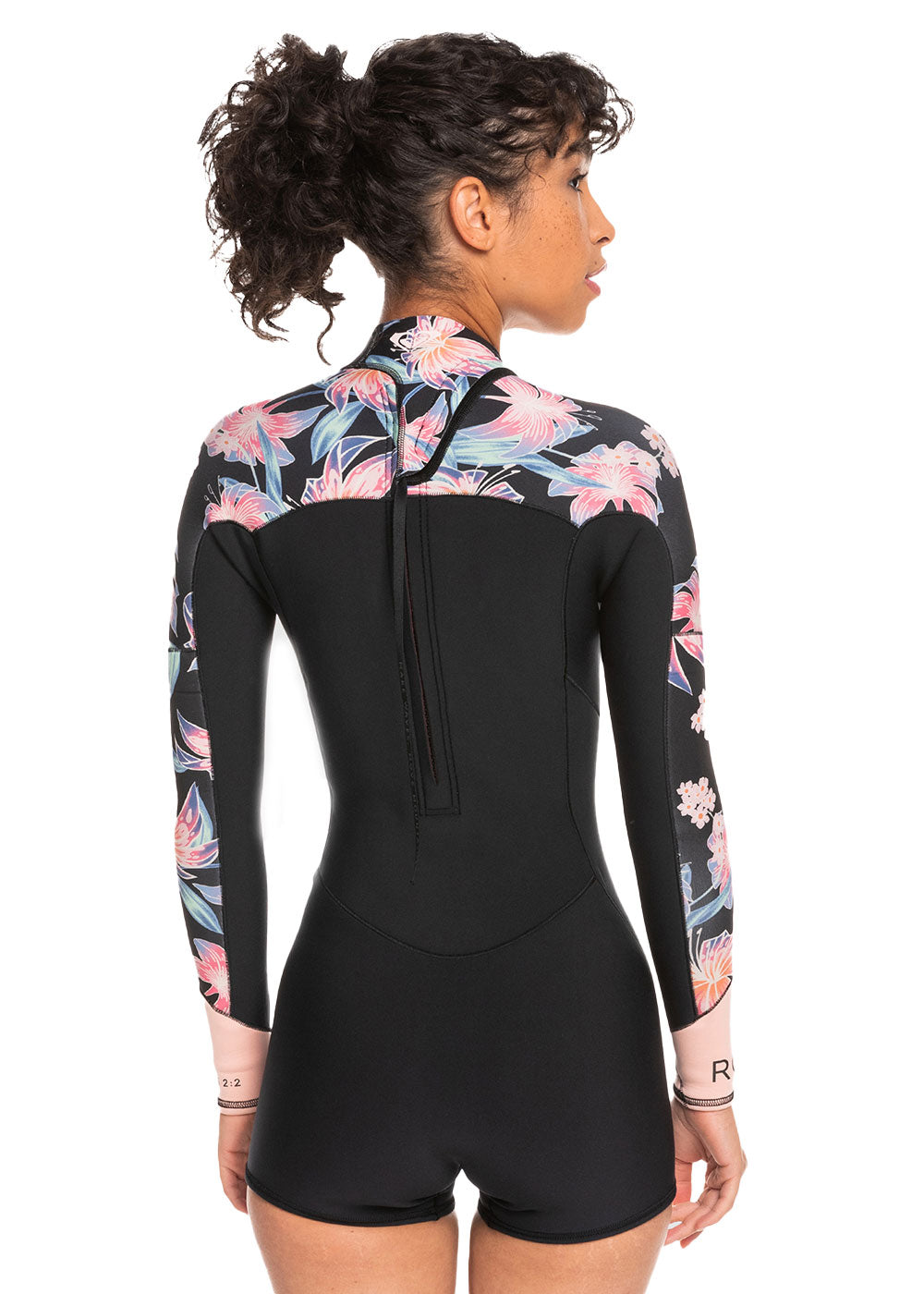 Roxy Women's Swell Series 2mm Long Sleeve Back Zip Spring Wetsuit - Perfect for Surfing, Swimming & Water Sports