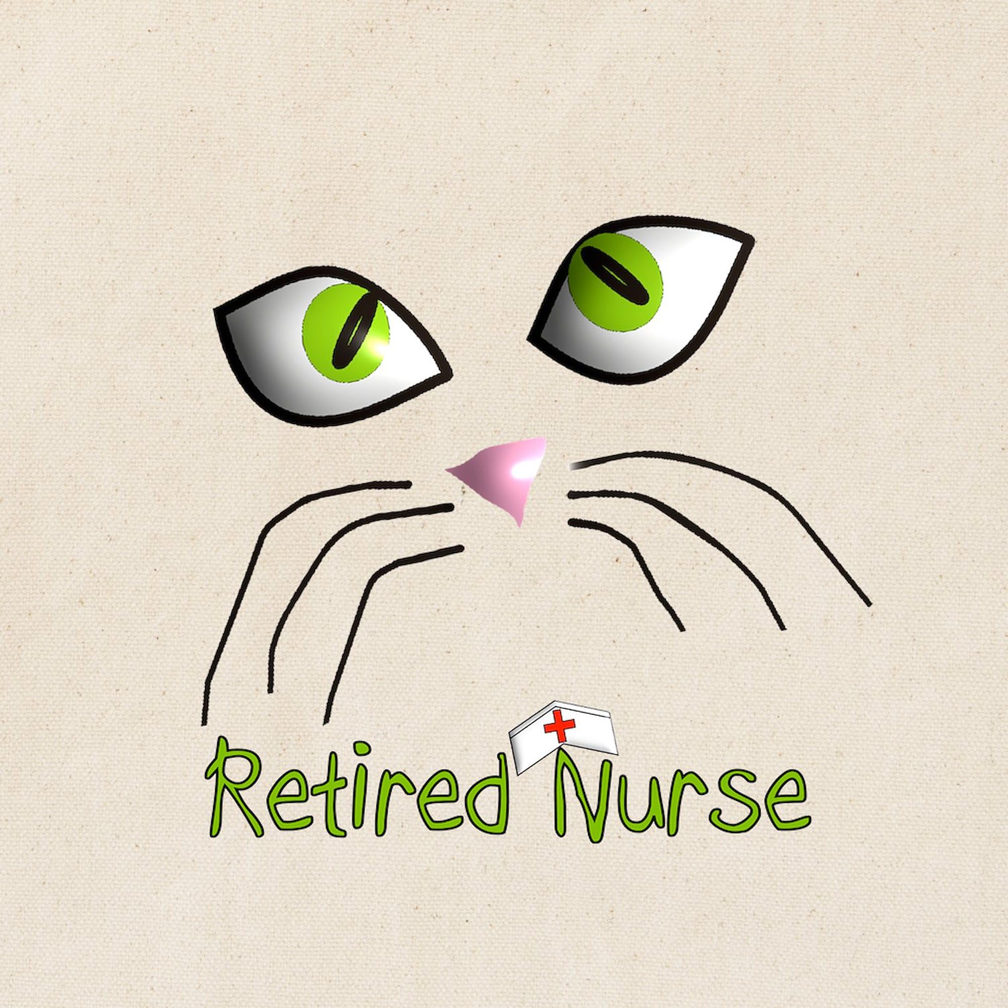 Retired Nurse Tote Bag - Natural Canvas Reusable Shopping Bag for Nurses | Perfect for Groceries, Work, & Everyday Use