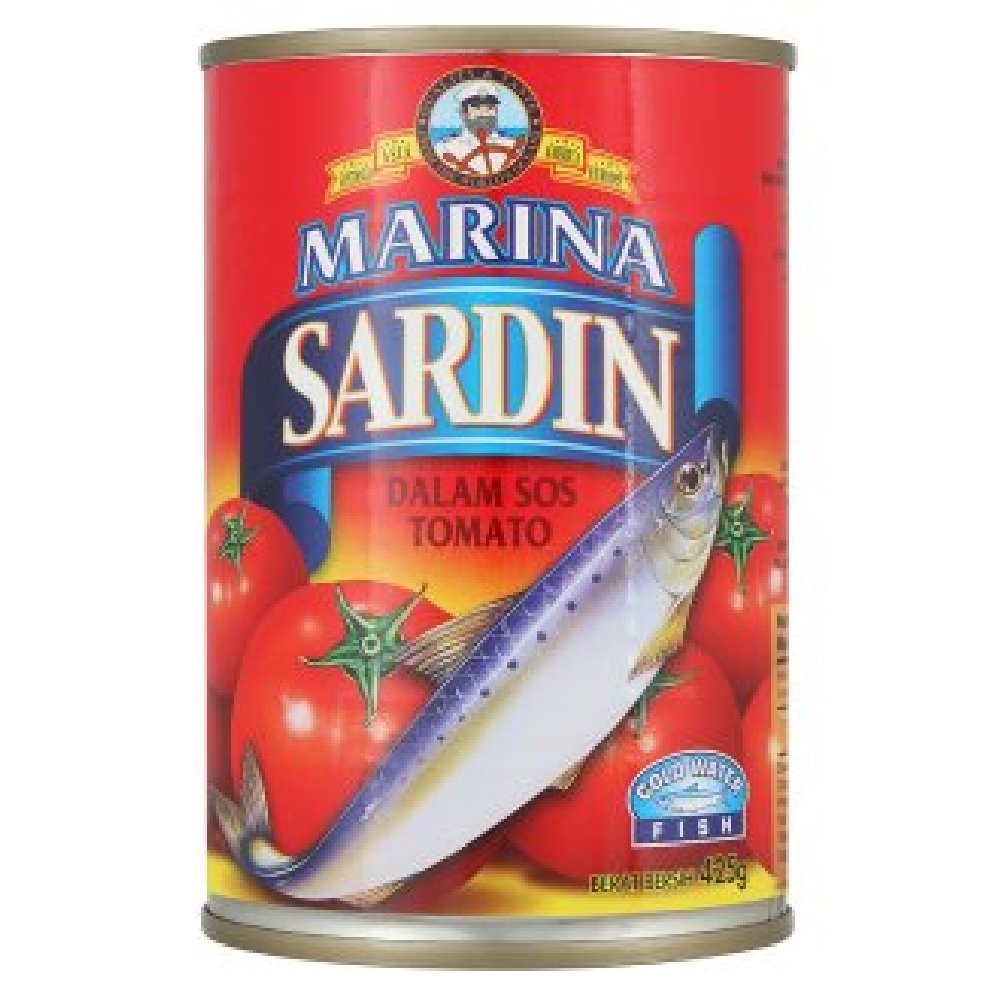 Premium Sardines in Tomato Sauce 425g (3 Cans) - High Protein, Omega-3 Rich Canned Fish for Salads, Pasta & Quick Meals