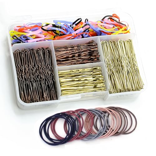 Brown and Blonde Bobby and U-Shape Pins
