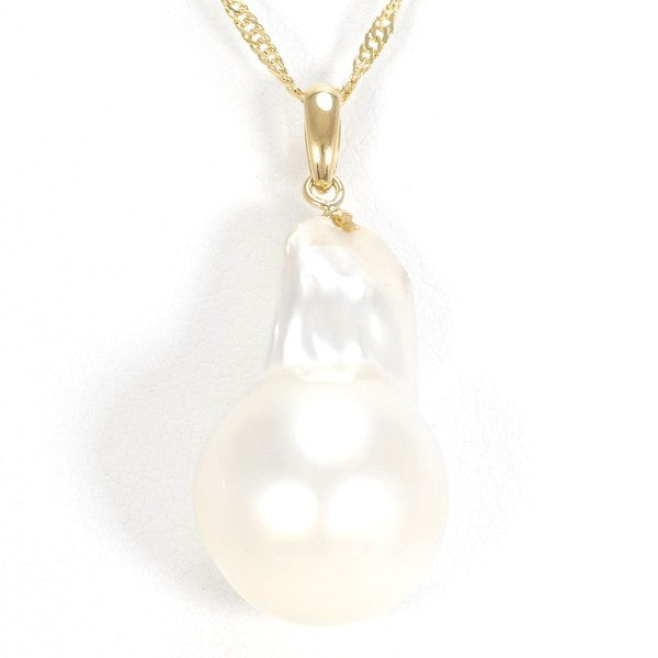 18K Yellow Gold Pearl Necklace for Women - Elegant & Timeless Jewelry Gift for Birthday, Anniversary, Wedding & Special Occasions