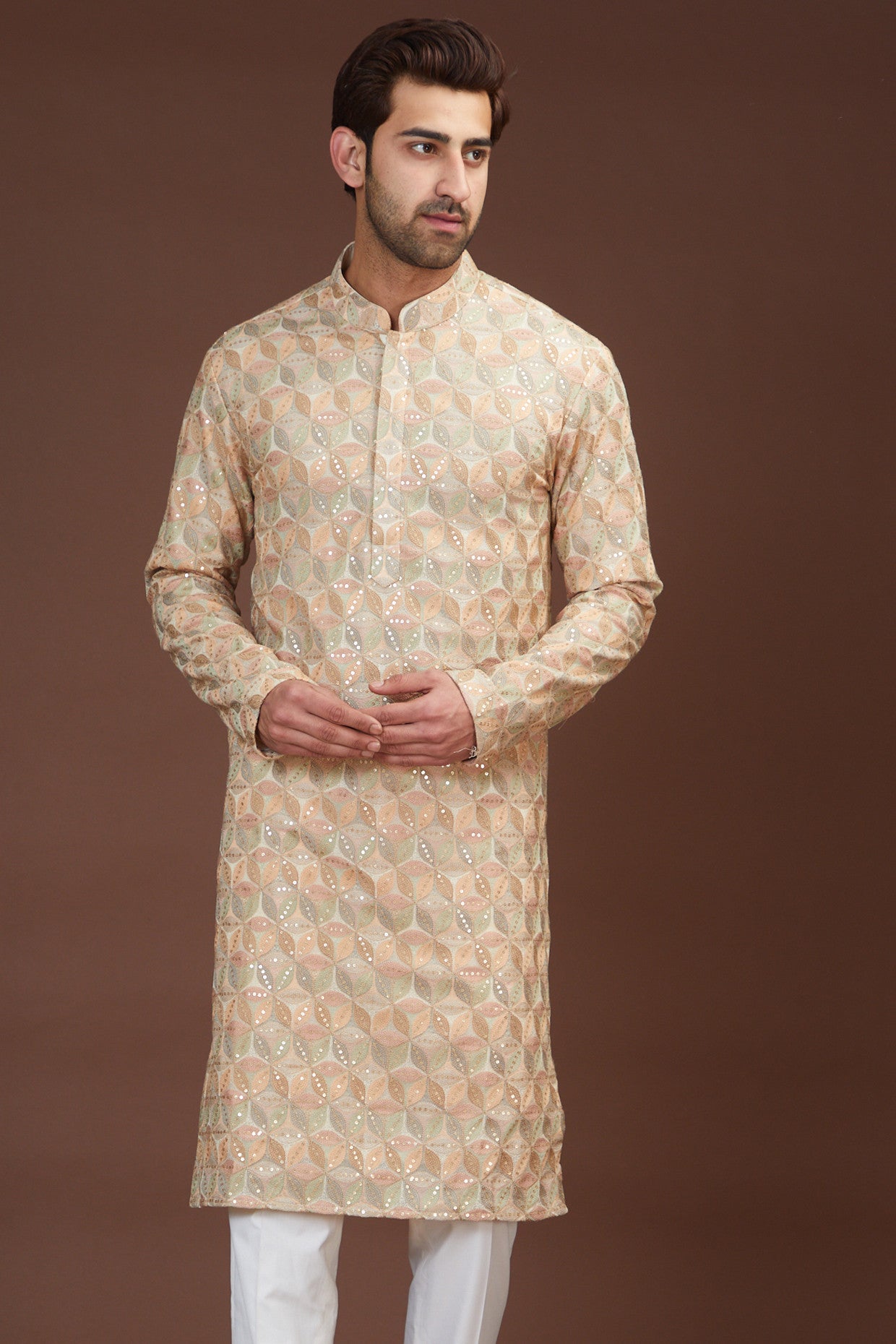 Stylish Multi-Embroidered Kurta for Women - Traditional Indian Ethnic Wear - Perfect for Festivals, Weddings & Casual Outings