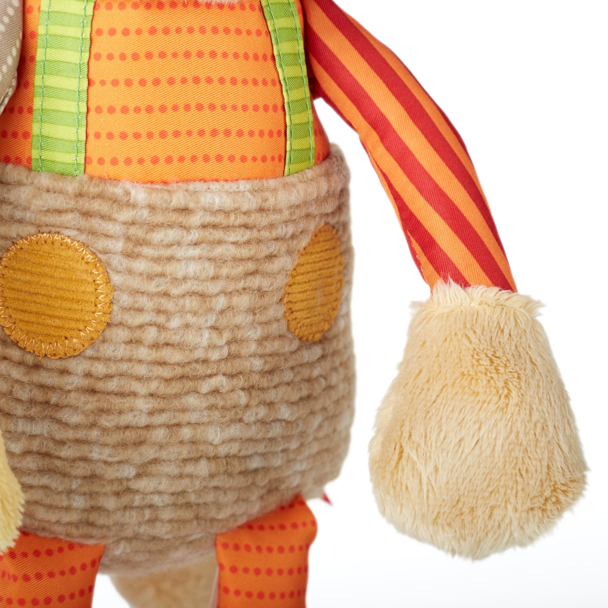 Cute Patchwork Tiger Plush Toy - Soft Stuffed Animal for Kids & Collectors | Perfect for Nursery Decor, Birthday Gifts & Cuddling
