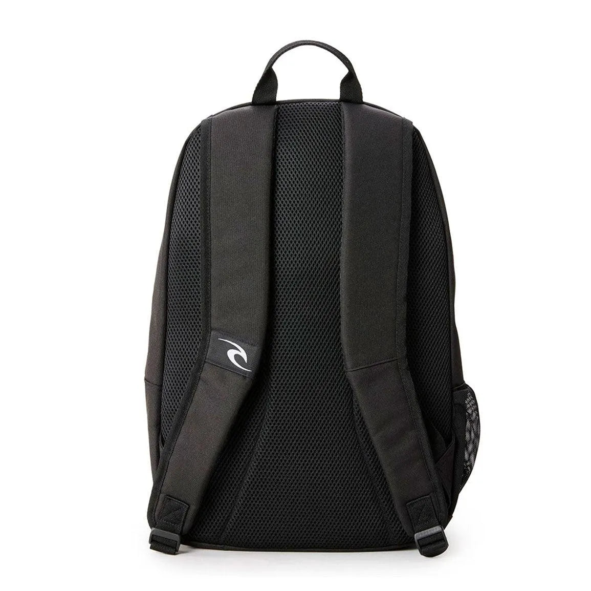 Rip Curl Evo 24L Backpack - Icon Of Surf Black Blue Waterproof Daypack for Surfing, Travel & School | Durable Laptop Bag with USB Port