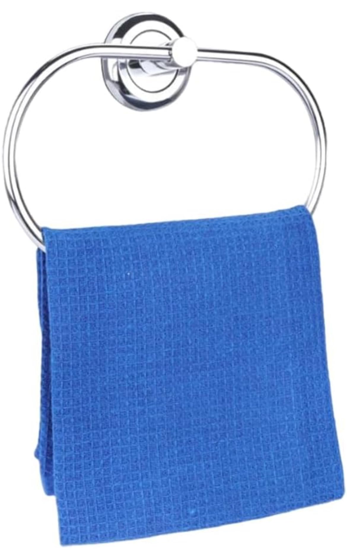 Stainless Steel Oval Towel Ring - Rustproof Bathroom Towel Holder & Hanger for Hand, Kitchen, or Bath Towels | Modern Bathroom Accessories & Cabinet Organizer | Perfect for Home, Hotel, or Spa Use
