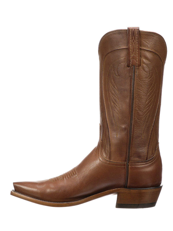 Lucchese N1596.54 Men's Classic Bart Ranch Hand Leather Boots - Burnished Tan - Western Cowboy Boots for Riding, Work & Outdoor Activities