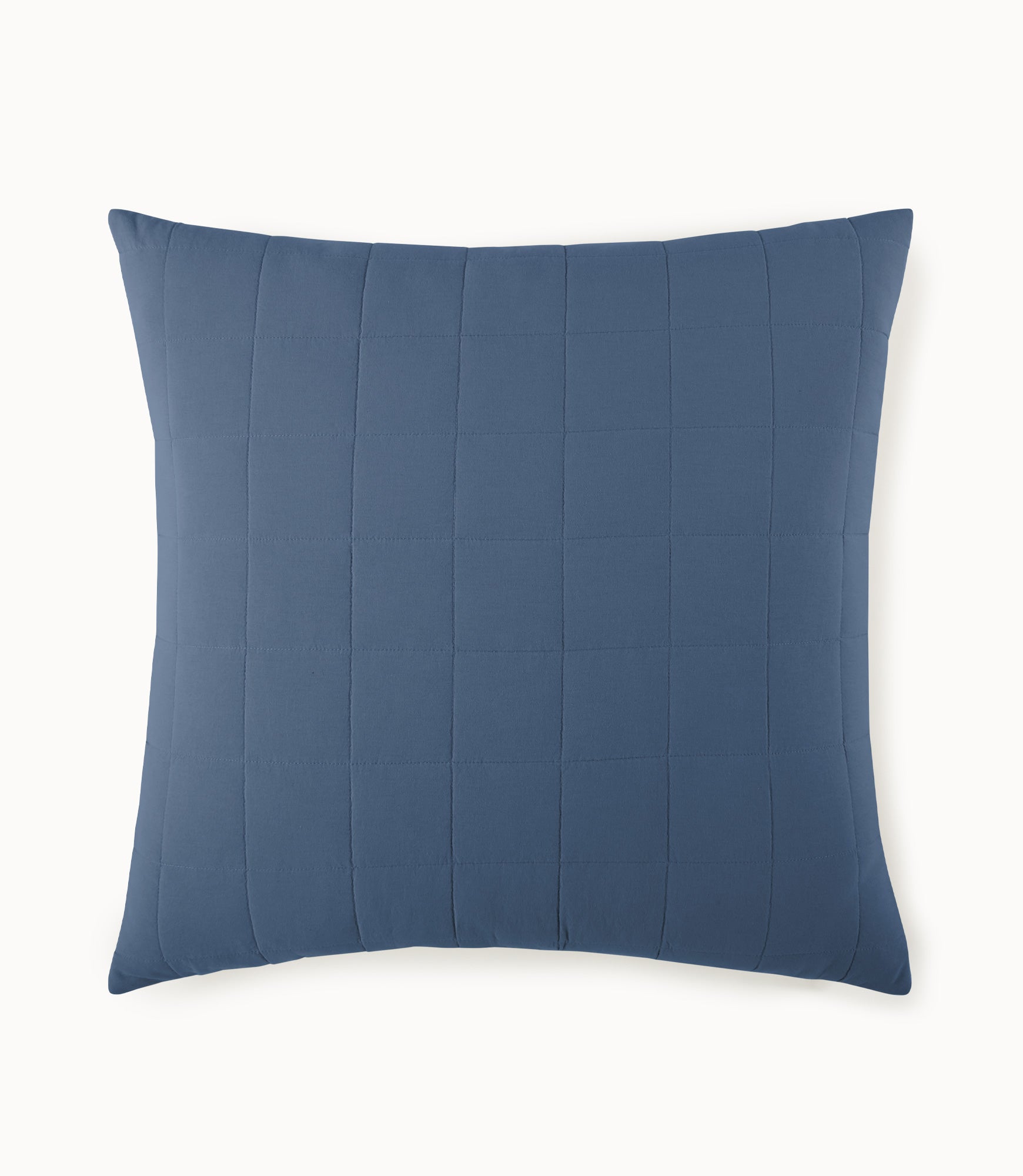 4-Pack Square Quilted Pillow Shams - Soft Bedroom Decor for Queen/King Size Beds - Perfect for Home, Hotel, and Guest Room Styling