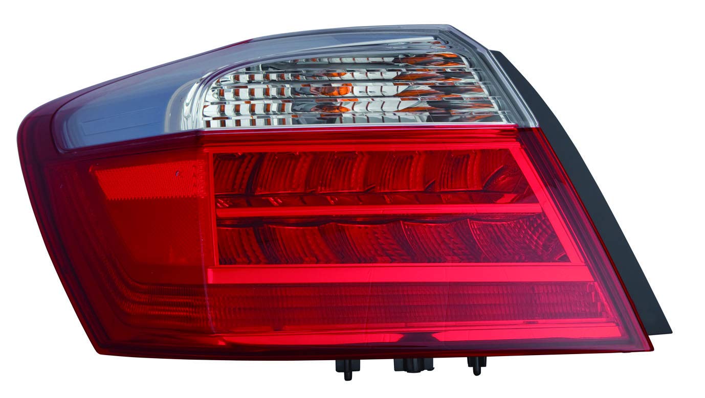2014-2015 Honda Accord Hybrid LED Tail Light Lamp - Left Side Driver Replacement - Perfect for Night Driving & Enhanced Safety