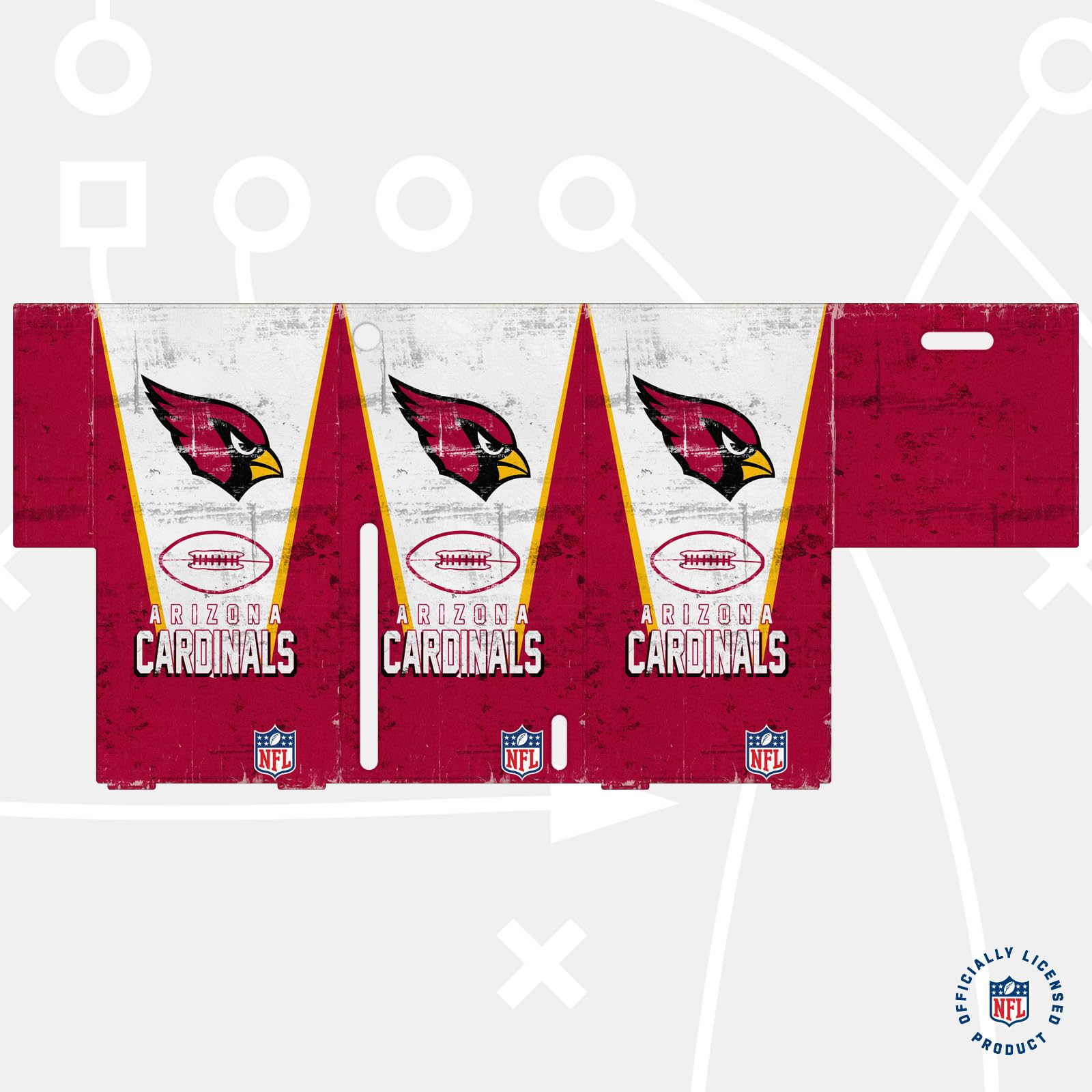 Official NFL Arizona Cardinals Console Wrap Compatible with Xbox Series X - Gaming Room Decor, Fan Gift, and Game Day Accessory