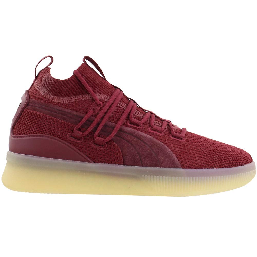 PUMA Men's Clyde Court X Def Jam Basketball Sneakers - Burgundy Red High-Top Shoes for Streetwear & Casual Wear | Perfect for Basketball, Gym & Urban Fashion