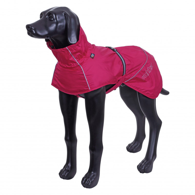 Rukka Pets Waterproof Dog Raincoat - Lightweight & Durable Pet Rain Jacket for Small to Medium Dogs - Perfect for Walking in Rainy Weather