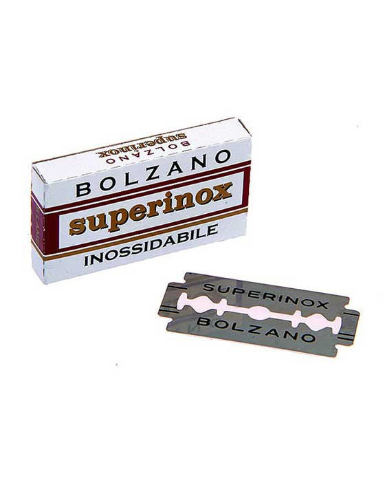 Bolzano Double Edge Safety Razor Blades - 5 Pack - Premium Stainless Steel Shaving Blades for Men - Smooth Shave for Face, Head & Body - Compatible with Most Safety Razors