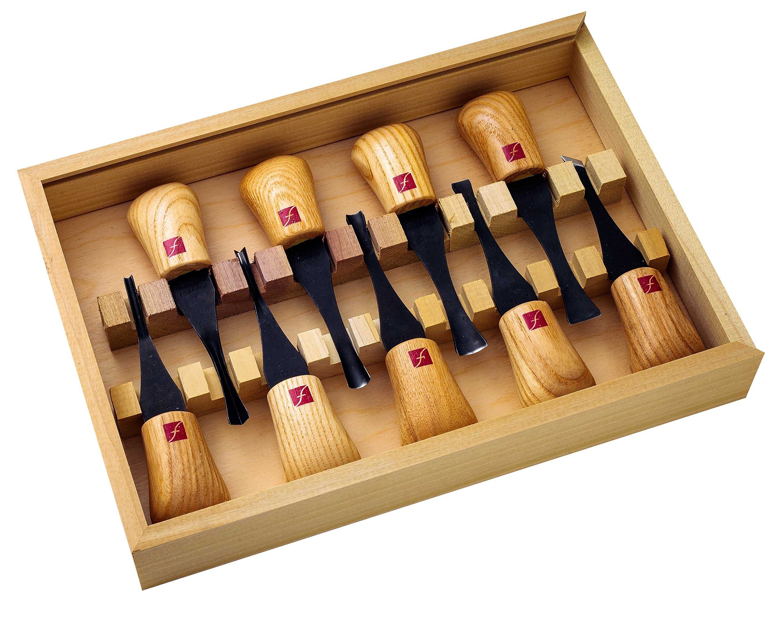 FLEXCUT Premium Wood Carving Tools Set - Professional Hand Carving Knives & Chisels for Woodworking, Whittling & DIY Crafts - Perfect for Artists, Hobbyists & Woodworkers