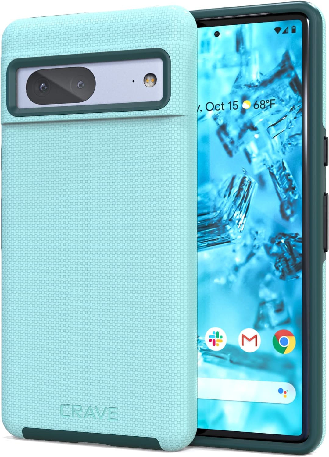 Google Pixel 7 Case - Shockproof & Dual Layer Protection in Aqua Blue | Perfect for Everyday Use, Travel & Outdoor Activities