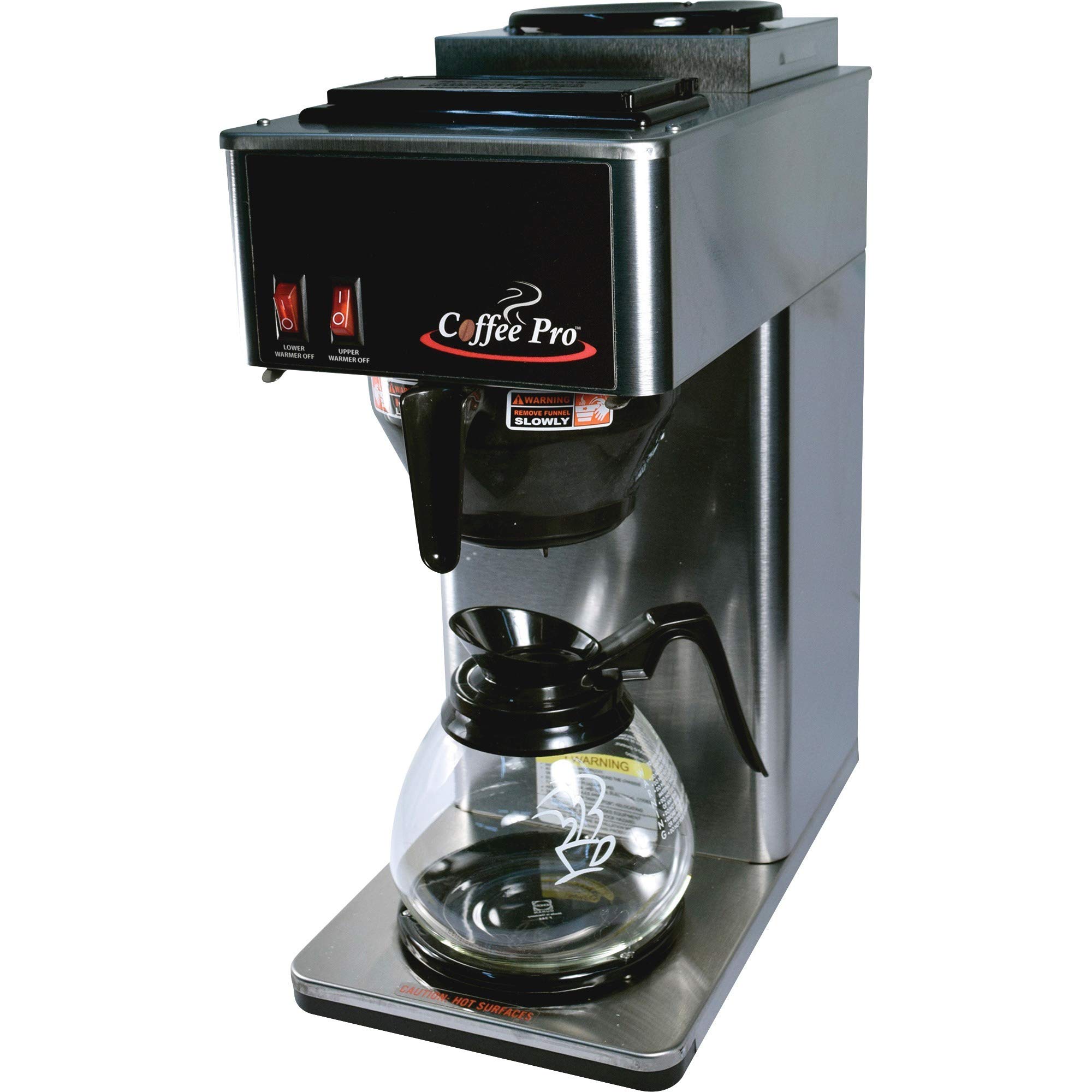 Premium Commercial Coffee Brewer - Coffee Pro Two-Burner Pour-over System for Cafes & Restaurants | Fast & Efficient Brewing for High-Volume Service