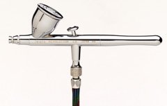 Iwata Revolution R-4500 CR Airbrush Kit with IS-50 Silver Jet Air Compressor - Professional Airbrushing for Model Painting, Tattoo Art & Cake Decorating