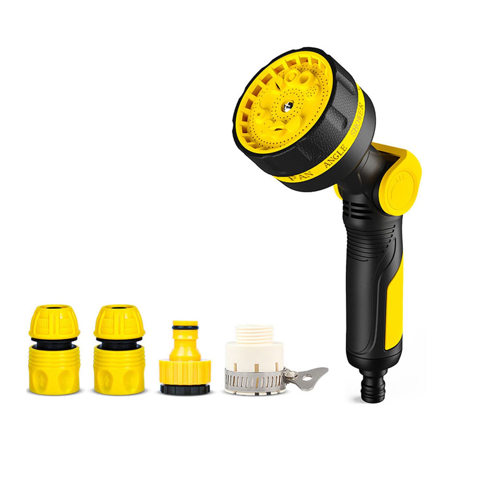 10-Function Adjustable Garden Watering Nozzle - ORPU Multi-Spray Hose Nozzle for Lawn, Yard, Patio & Vegetable Garden - Perfect for Watering Plants, Cleaning Outdoor Spaces & Car Washing
