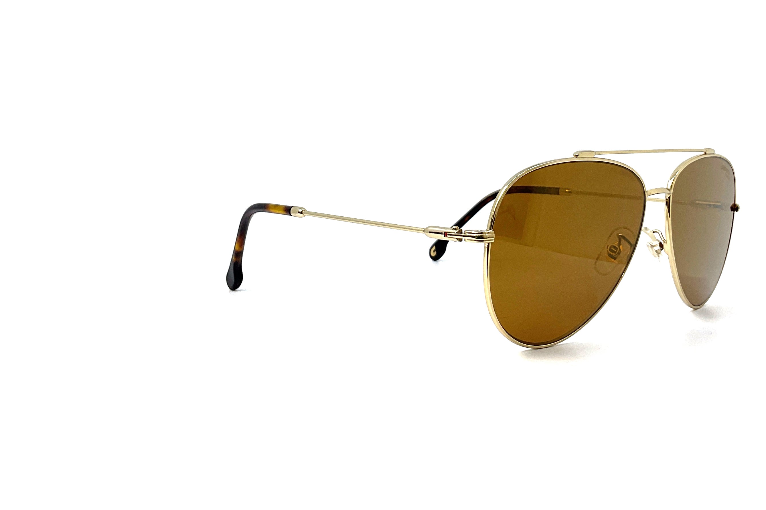Carrera 183/F/S Gold Sunglasses - Polarized Aviator Sunglasses for Men & Women - UV Protection for Driving, Outdoor & Fashion Use