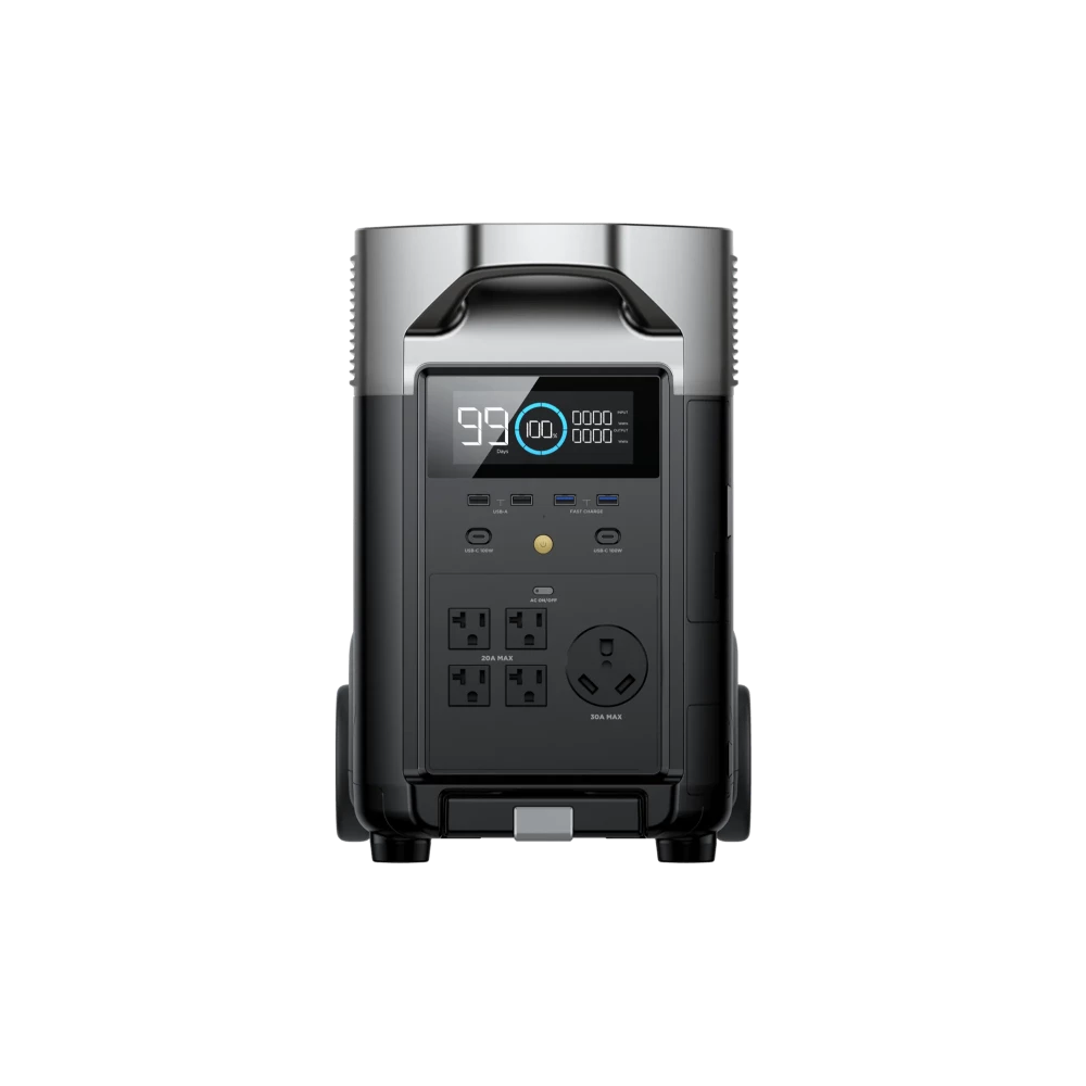 EcoFlow DELTA Pro 3600Wh Portable Power Station - Solar Generator for Home Backup, Camping & Outdoor Adventures - Fast Charging, Expandable Battery, Quiet Operation