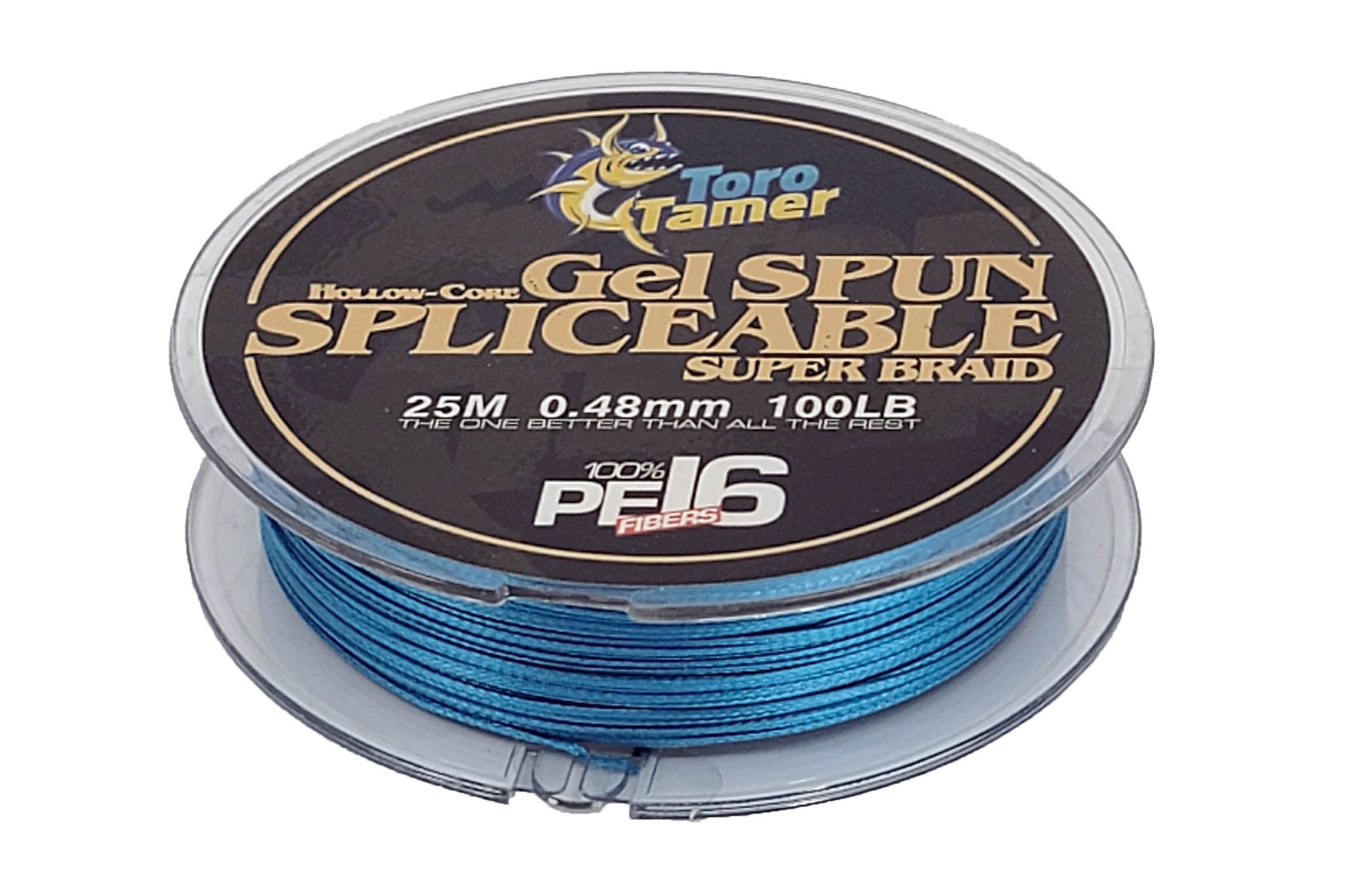 Toro Tamer Hollow Braid Wind On Spools 25M - Premium Fishing Line for Saltwater & Freshwater - Perfect for Offshore, Surf Casting & Big Game Fishing