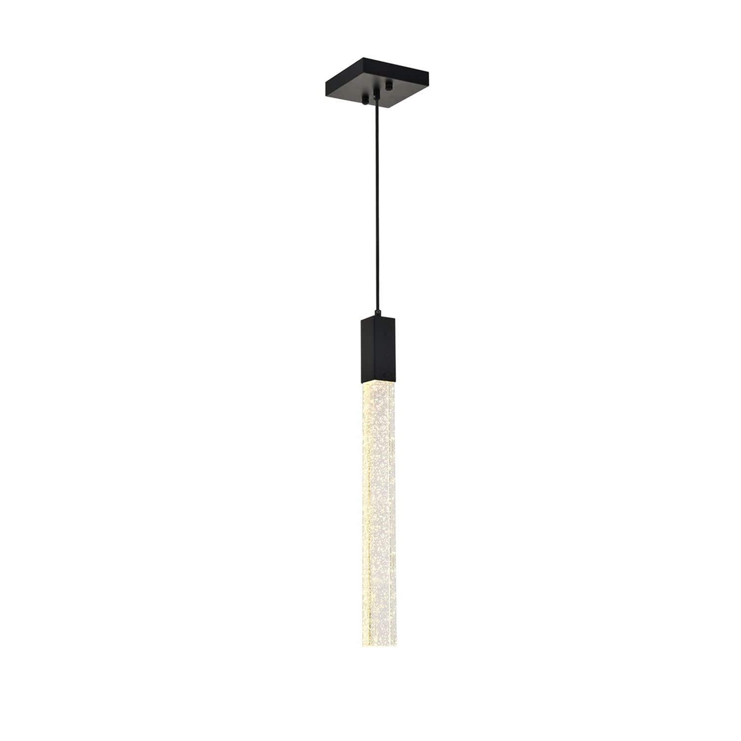 Modern Black Weston 1-Light Pendant Ceiling Lamp - Indoor Home Decor Lighting for Living Room, Bedroom & Dining Area