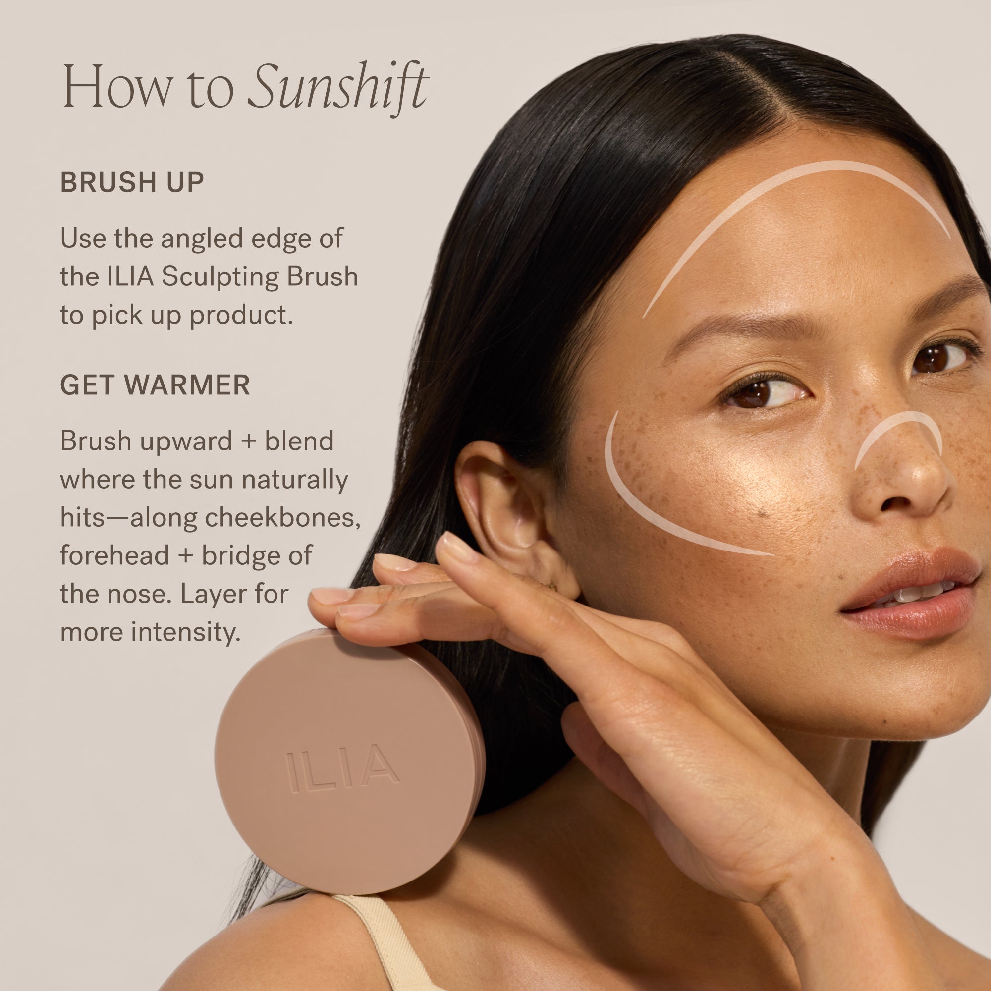 Sunshift Cream Bronzer - Natural Matte Bronzing Makeup for Sun-Kissed Glow | Perfect for Contouring & Everyday Wear
