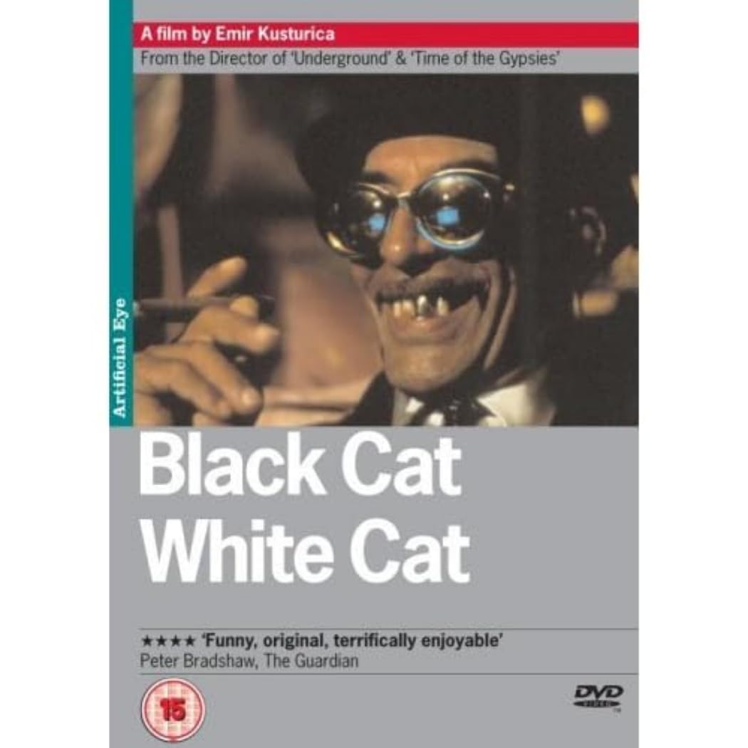 Black Cat, White Cat DVD [Region 2] - Classic Comedy Film for Movie Nights & Film Enthusiasts