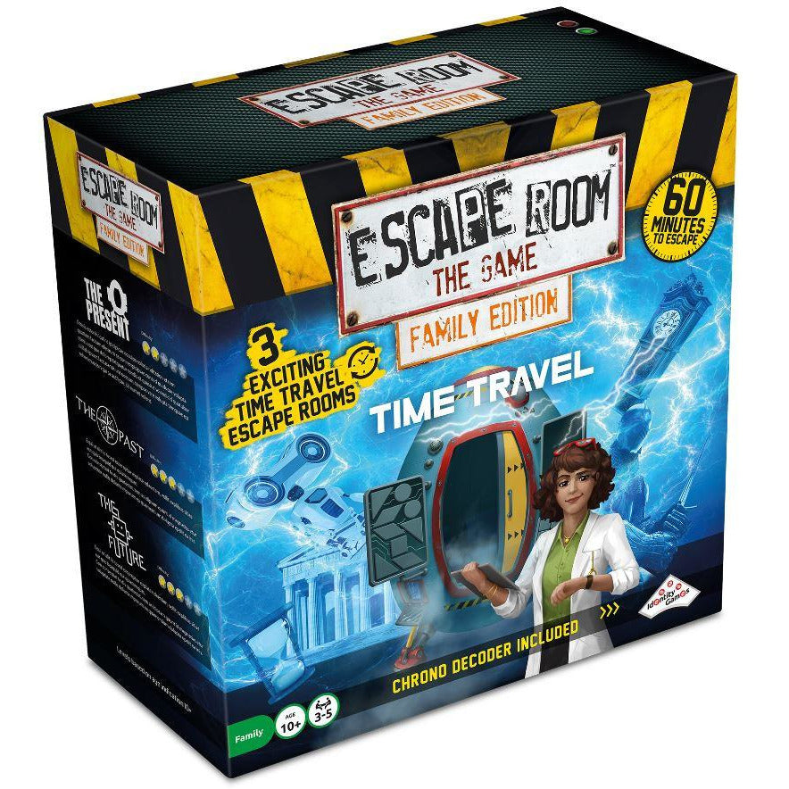 Escape Room Board Game: Family Edition - Time Travel Adventure | Fun Cooperative Puzzle Game for Kids & Adults | Perfect for Game Nights, Parties & Team Building