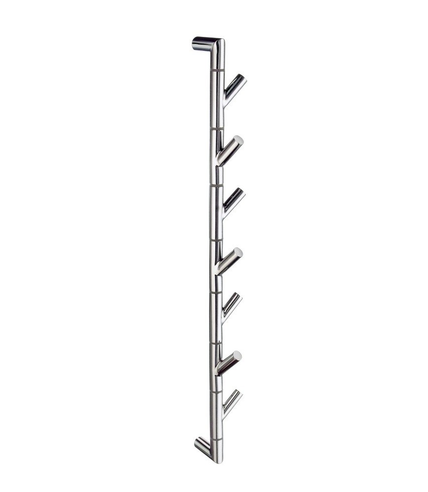 Smedbo FK630 Outline Lite Swing Hook - 7 Hooks for Hanging Plants, Hats, Keys & More - Perfect for Kitchen, Bathroom, Garage & Outdoor Organization