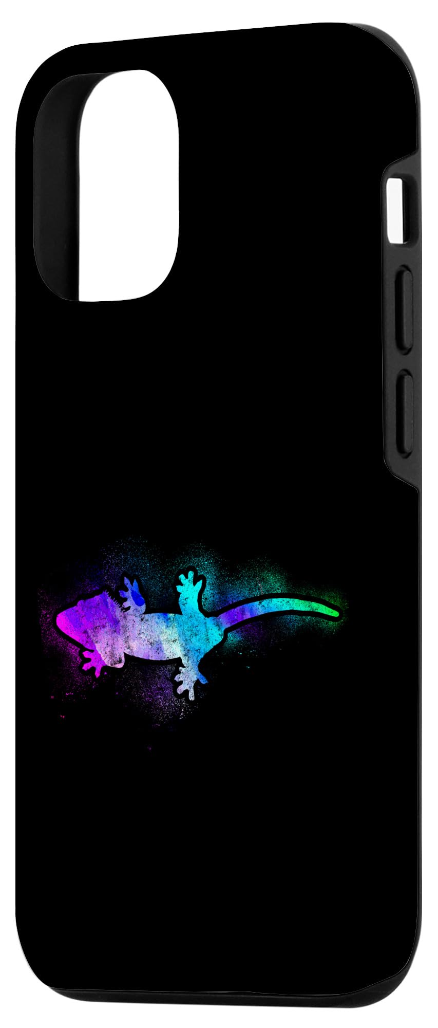 iPhone 12/12 Pro Case with Crested Gecko Watercolor Design - Slim Protective Cover for Daily Use, Outdoor Activities & Travel