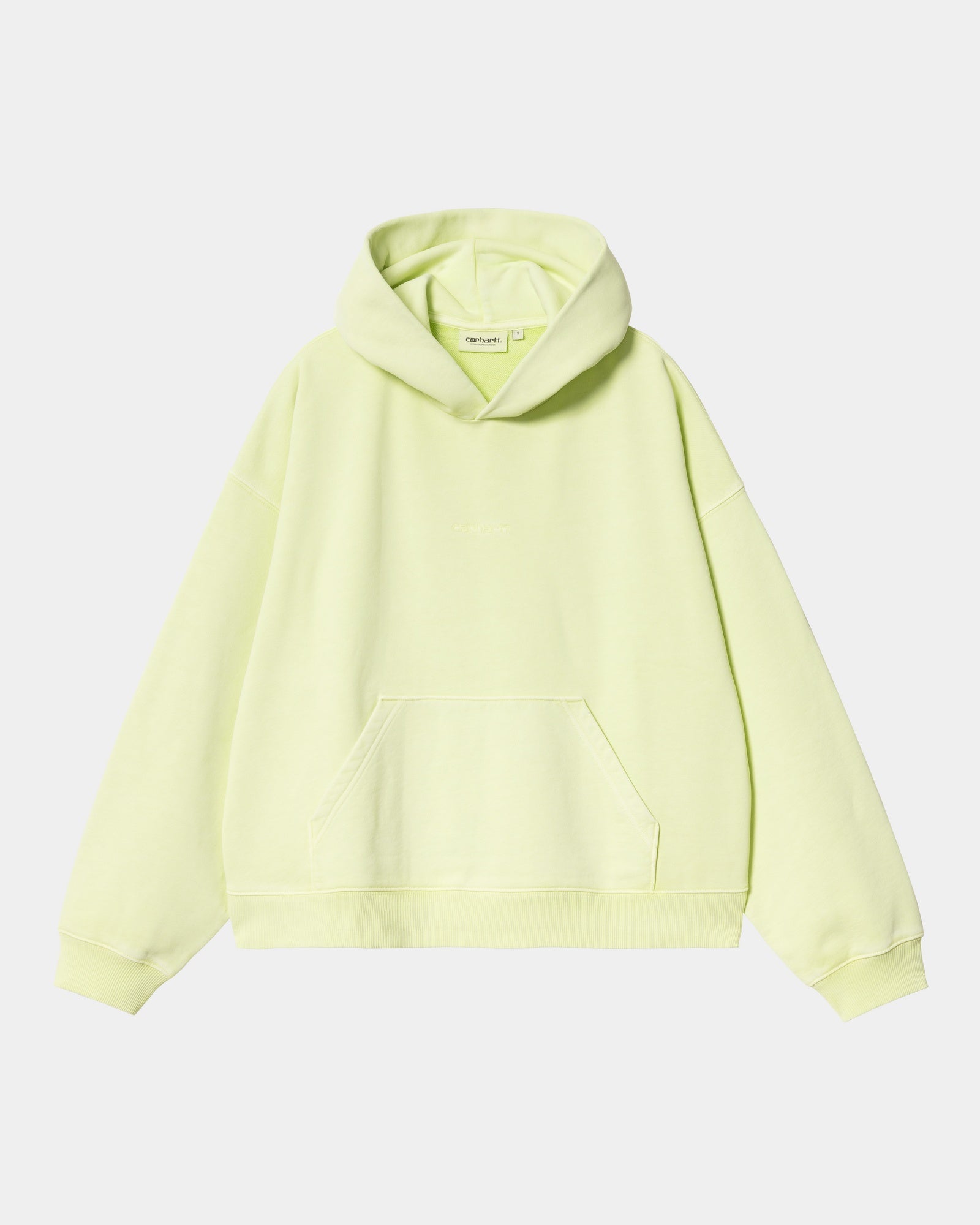 Women's Air Green Hooded Benton Sweatshirt - Soft Fleece Pullover for Casual Wear, Lounge & Outdoor Activities