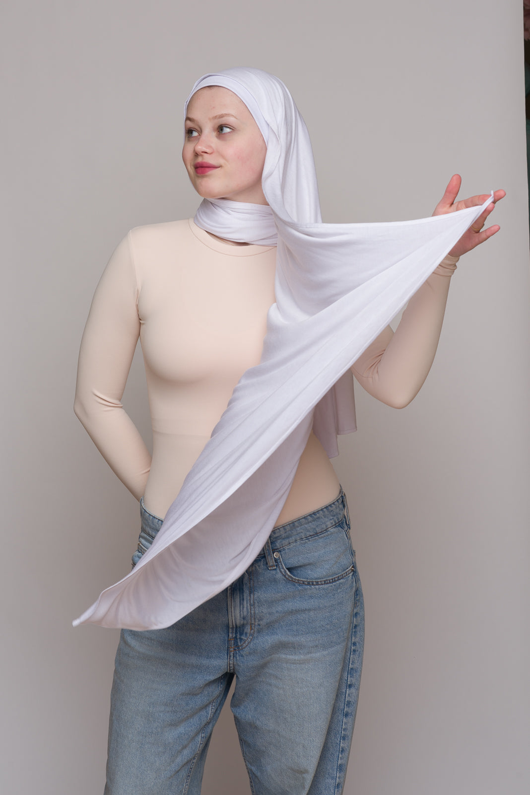 Purple Dove Bamboo Jersey Hijab - Soft & Breathable Scarf for Women - Perfect for Daily Wear, Prayer, and Modest Fashion