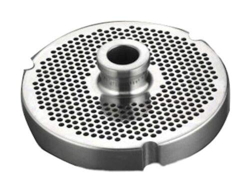 Premium #52 Meat Grinder Plates with Hubs - Cozzini Cutlery Stainless Steel Grinding Discs - Choose Size (9/64