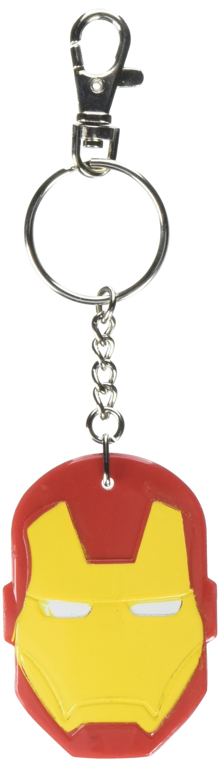 Iron Man Helmet Keychain - Marvel Superhero Keyring for Fans, Gifts & Collectibles - Perfect for Cosplay, Keychains, Backpacks & Comic Con Accessories
