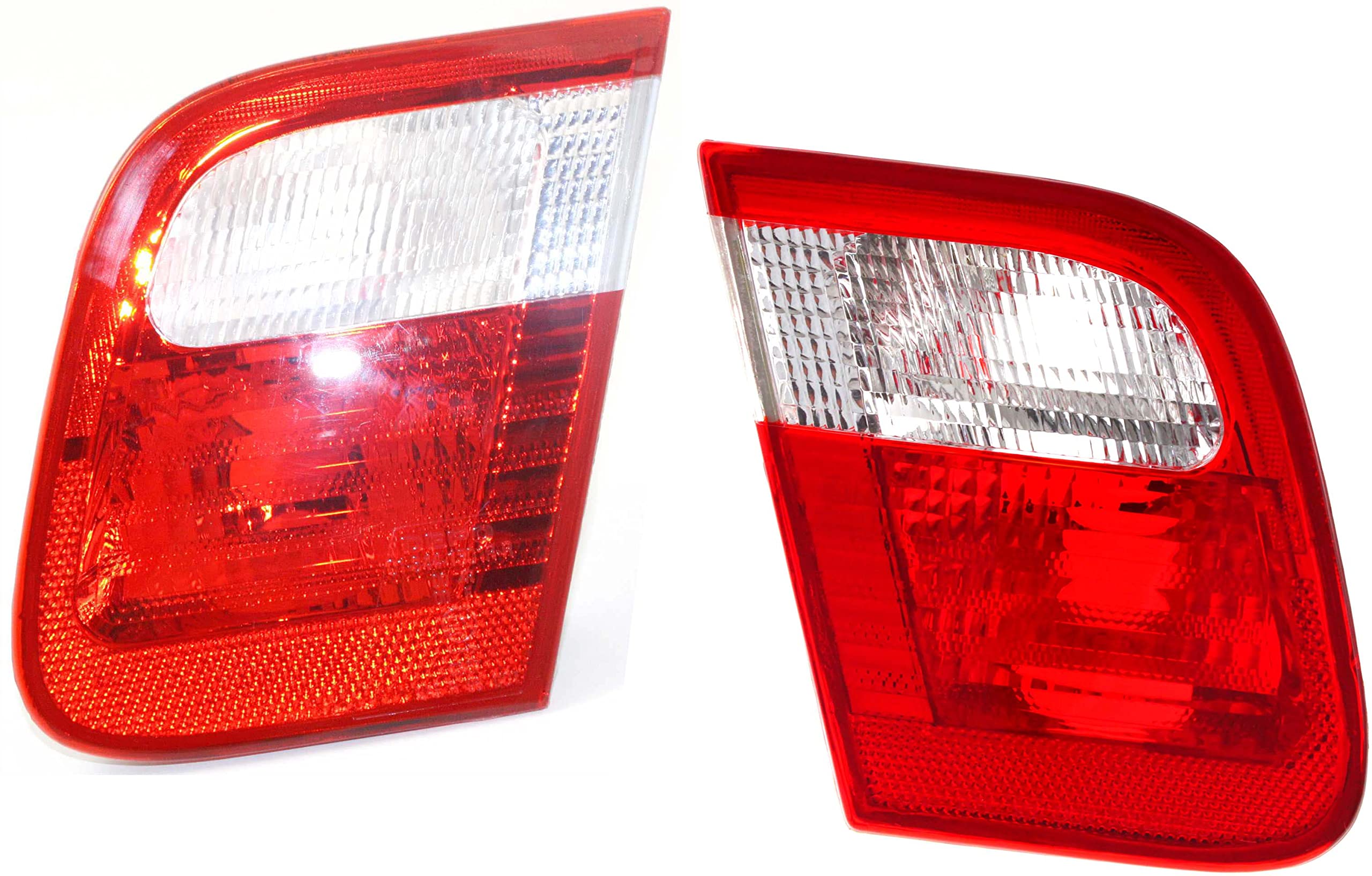 Garage-Pro Pair of 2 LED Tail Lights Compatible with 1999-2000 BMW 323i & 328i - Driver & Passenger Side Inner Replacement - Perfect for Night Driving & Car Customization