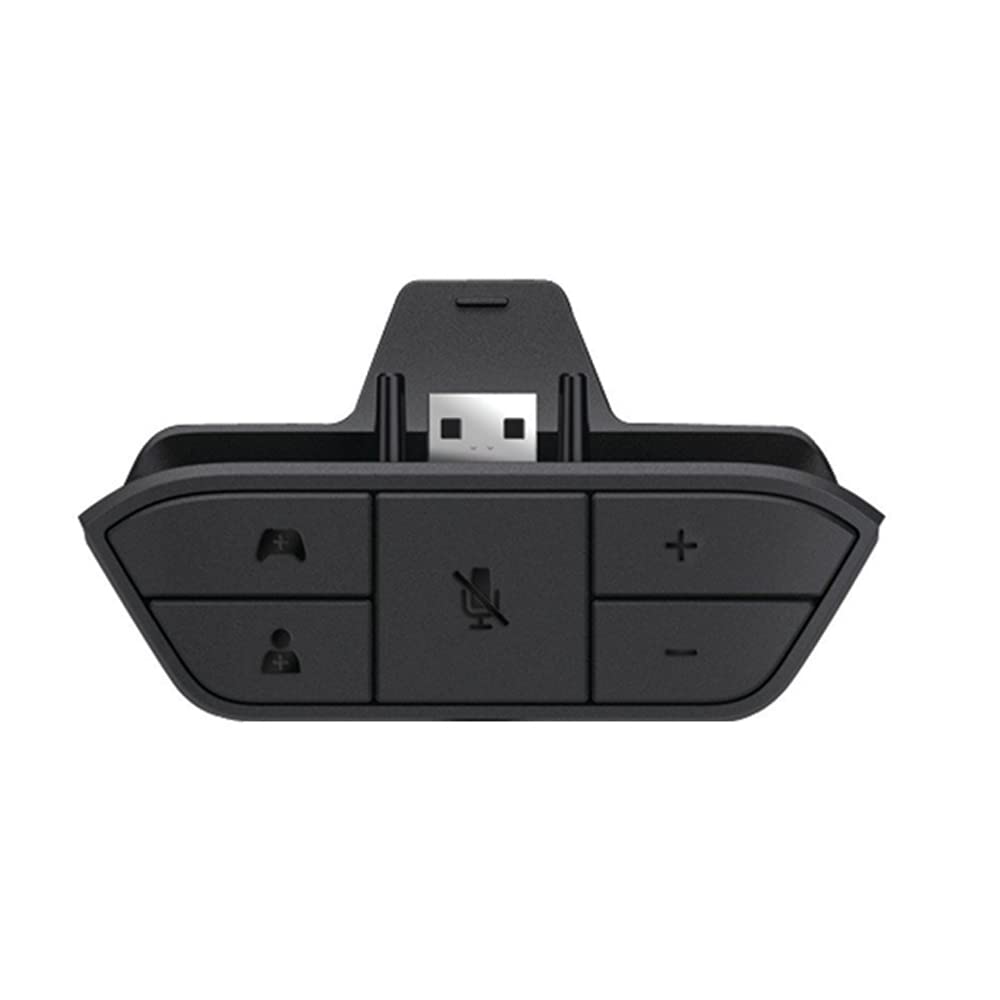 Xbox One/One S/X/Elite/Series X|S Controller Stereo Headset Adapter - Audio Mic Converter with Game & Chat Volume Balance Control for Enhanced Gaming Experience