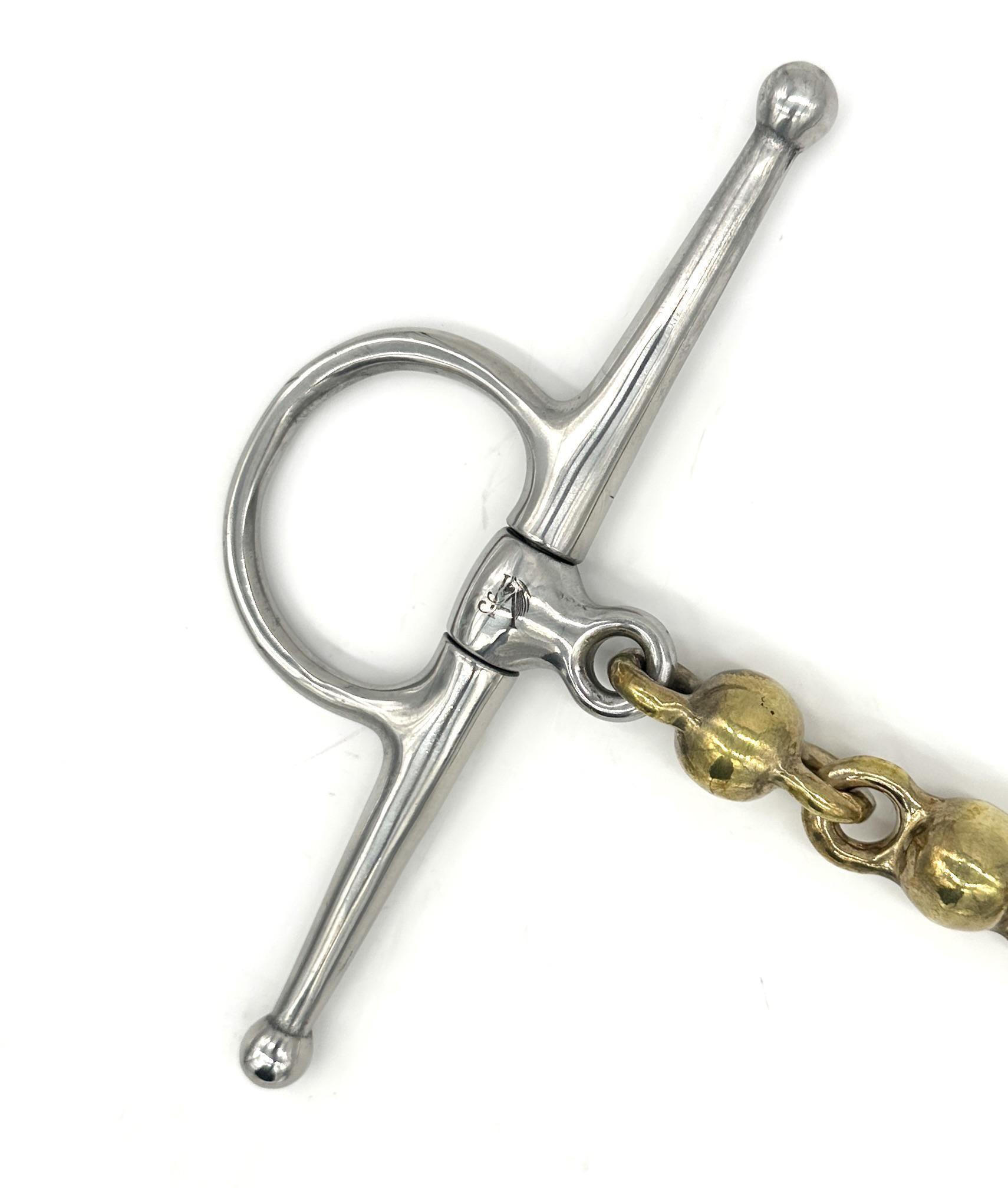 Jake Adams Brass Mouth Waterford Full Cheek Bit - English Horse Riding Bit for Dressage & Jumping - Perfect for Training & Show Horses