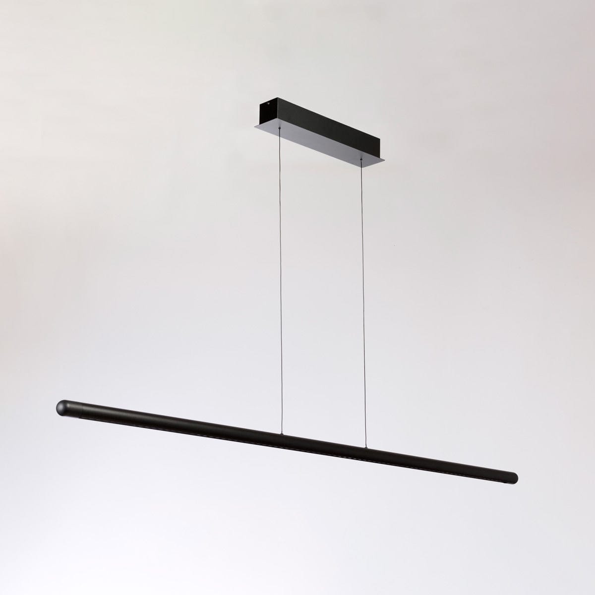 Modern Ashton Linear Pendant Light - Sleek Minimalist LED Chandelier for Kitchen Island, Dining Room & Living Room Lighting - Dimmable Hanging Fixture with Clear Glass Shades