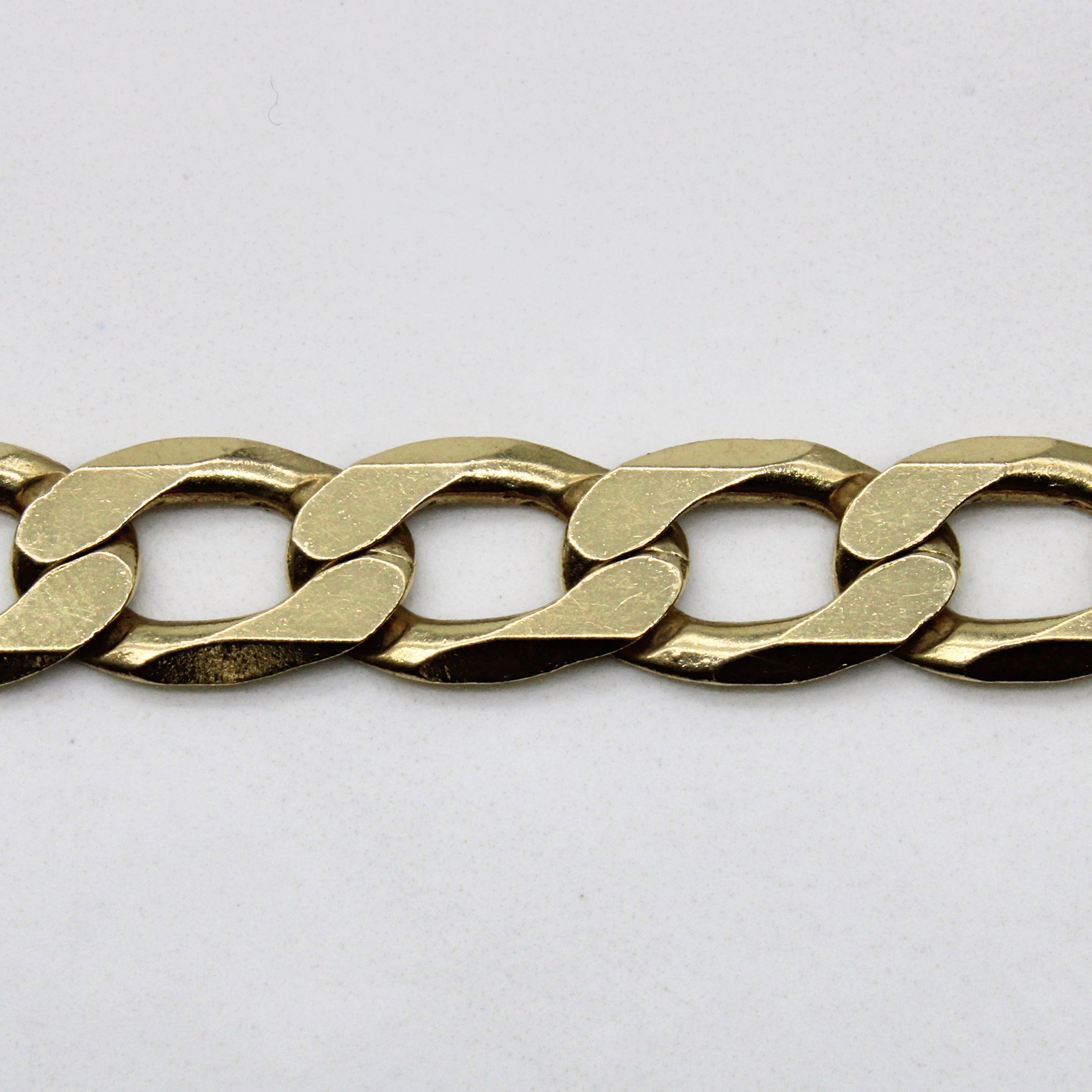 10K Yellow Gold Curb Chain Necklace for Women - 21 Inch Classic Cuban Link Chain - Perfect for Layering, Gifting & Everyday Wear