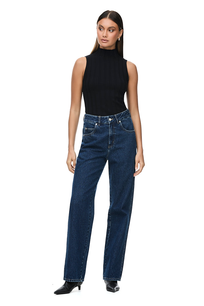 Premium Xavier Indigo Stretch Denim Jeans for Men - Comfortable Slim Fit with Classic Wash | Perfect for Casual Wear, Office & Night Out