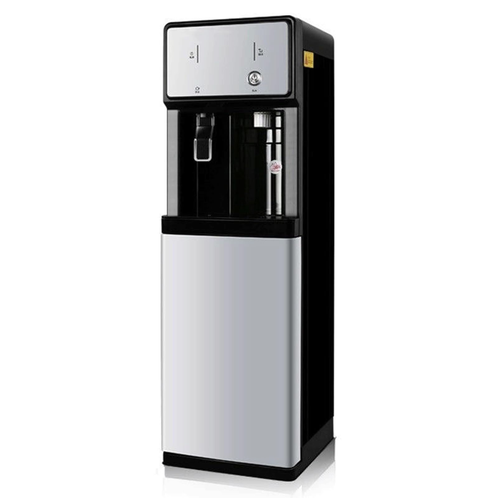 Commercial Standalone Cold Water Dispenser with Installation Kit - Floor Water Cooler for Offices, Restaurants & Retail Stores