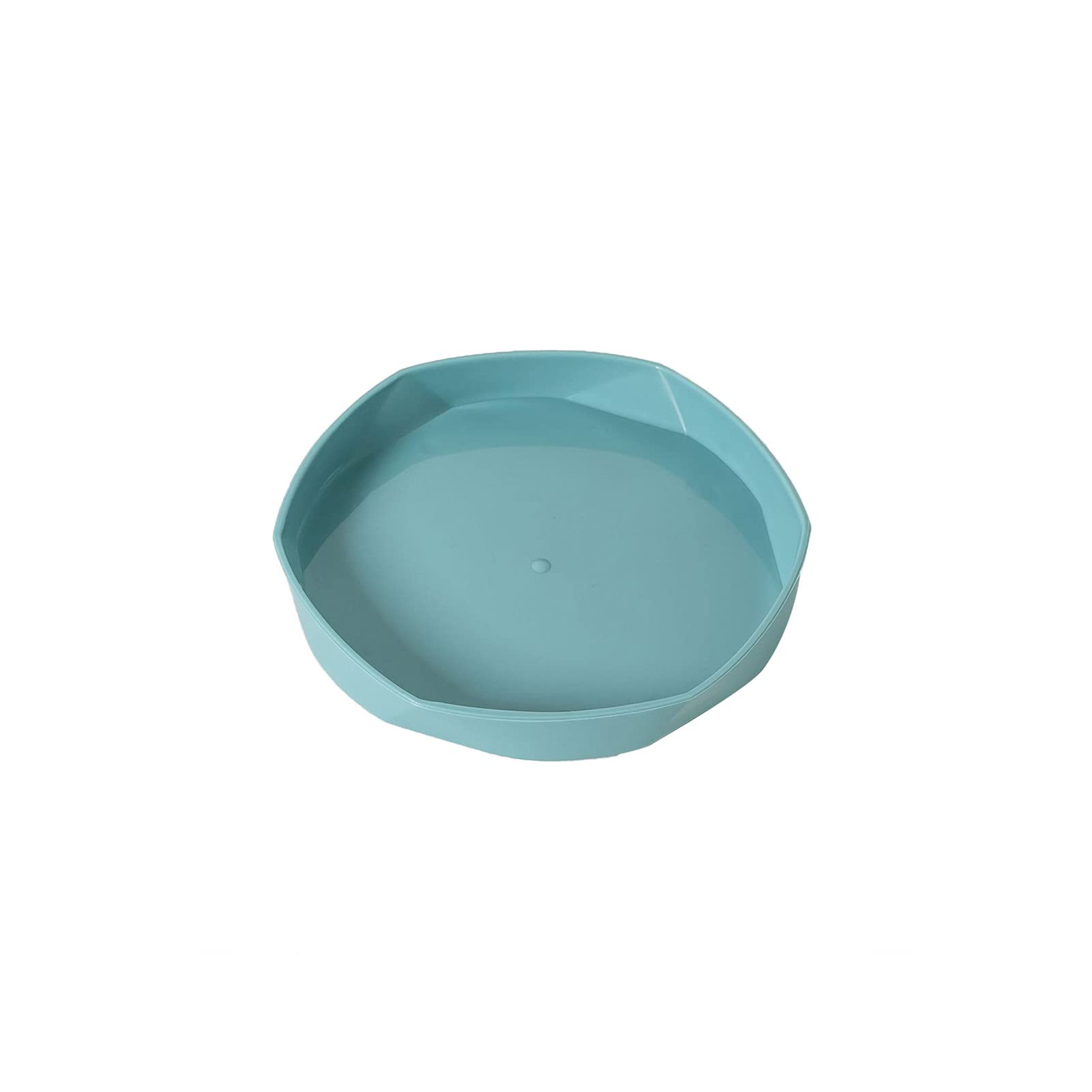 KOqwez33 Flower Succulent Indoor Planters Tray - Thickened Plastic Plant Pot Saucer for Home Gardens, Durable Multi-Color Pot Tray for Succulents, Herbs & Houseplants - Perfect for Windowsills, Balconies & Indoor Gardening (Aqua)