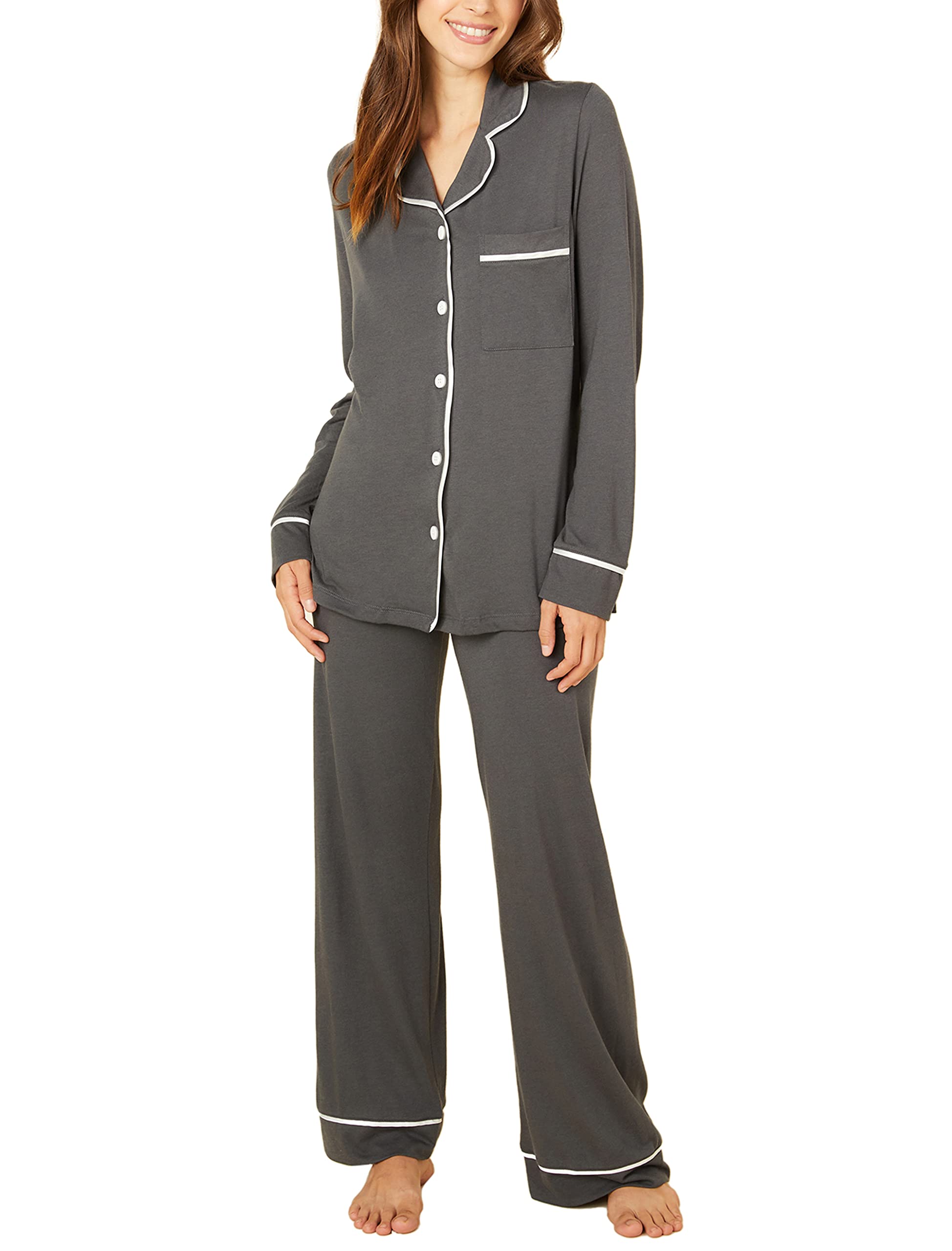 Cosabella Women's Bella Petite Long Sleeve Pajama Set - Soft Sleepwear for Women, Comfy Loungewear for Relaxing at Home, Perfect for Gift Giving
