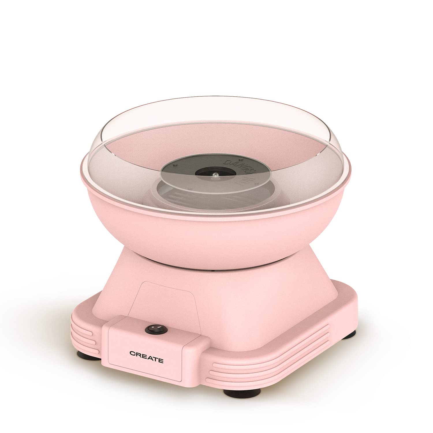 500W Cotton Candy Maker Machine - Pink Rose Commercial Candy Floss Maker for Parties, Events & Home Use